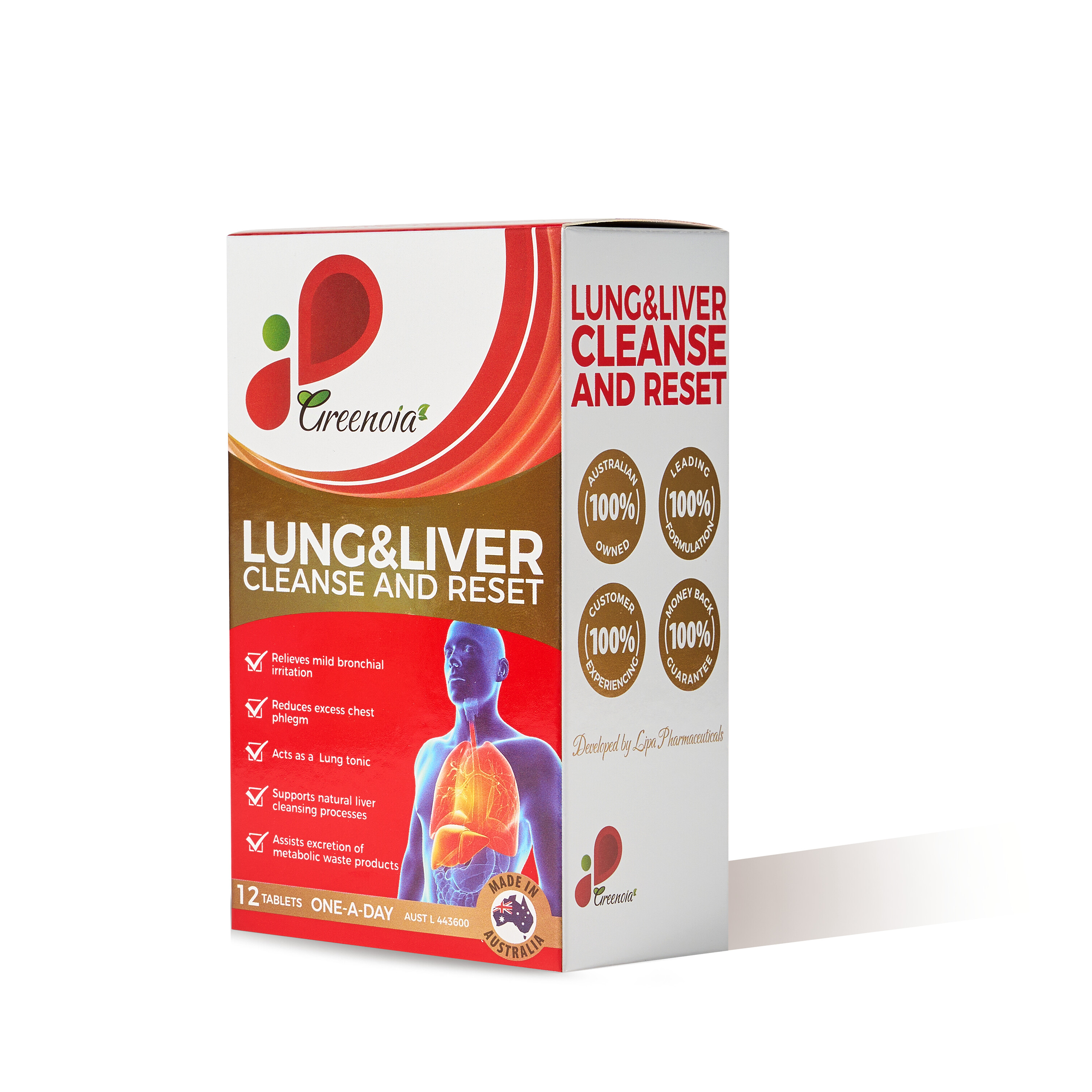 Greenoia Lung & Liver Cleanse & Reset